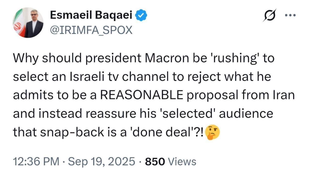 سخنگوی وزارت امور خارجه , امانوئل ماکرون , کشور فرانسه , 