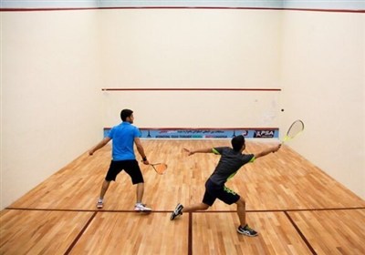 رقابت مدعیان در روز پایانی دور رفت لیگ اسکواش جوانان