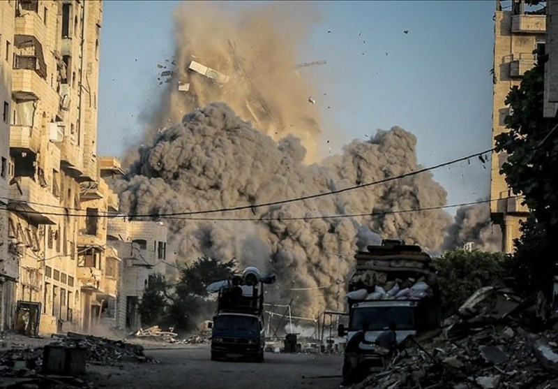 Israeli Strike Levels Gaza High-Rise, Drives Out Hundreds