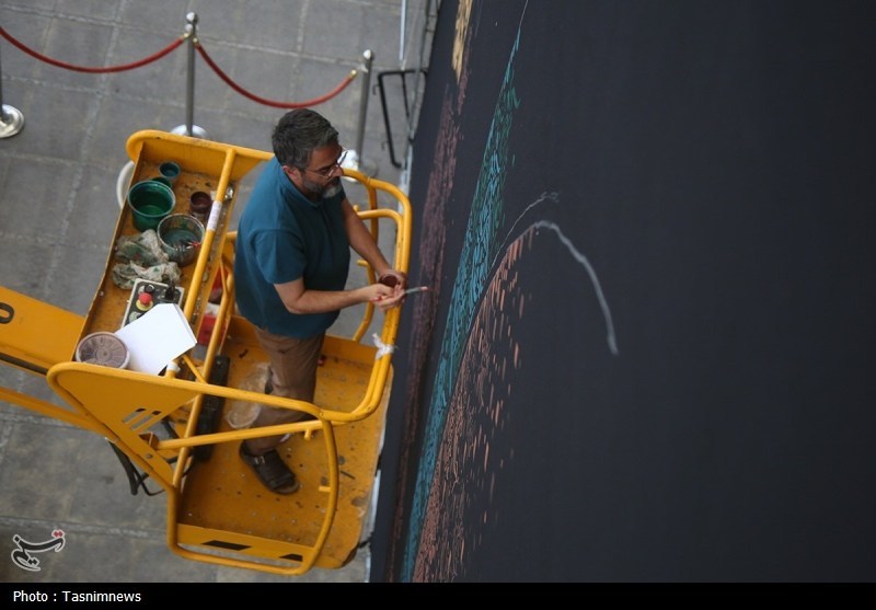 قم , اخبار استان قم , اخبار قم , حضرت معصومه (س) , هنرمندان , عکس , خوشنویسی , 