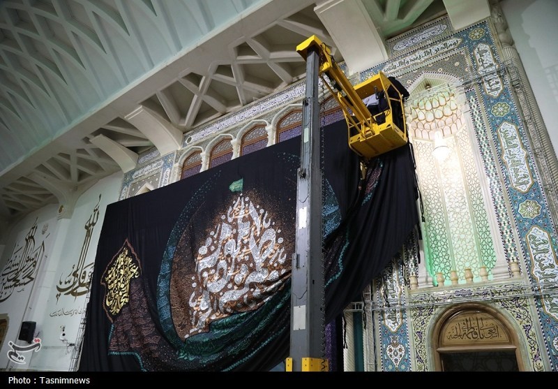 قم , اخبار استان قم , اخبار قم , حضرت معصومه (س) , هنرمندان , عکس , خوشنویسی , 