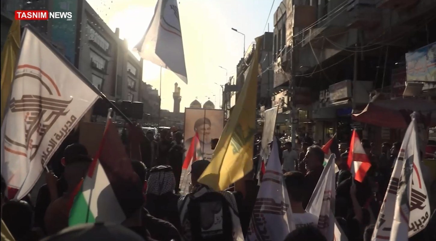 کشور عراق , بغداد , سید حسن نصرالله , حزب‌ الله لبنان , لبنان , رژیم صهیونیستی (اسرائیل) , کشور آمریکا , 