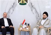 دیدار رهبر جریان حکمت ملی عراق و سفیر ایران در بغداد