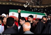 تشییع پیکر خلبان شهید بالگرد امدادی هلال احمر