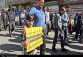 راهپیمایی «بشارت نصر» در اردبیل به روایت تصویر