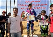 دختر موتورسوار البرزی‌ قهرمان‌ مسابقات کشوری شد