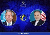 مباحثات هاتفیة بین وزیر الخارجیة الإیرانی والأمین العام للأمم المتحدة