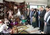 پانزدهمین نمایشگاه ملی صنایع‌دستی اردبیل با حضور معاون وزیر افتتاح شد