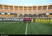 دیدار تیم‌های فوتبال سپاهان ایران و آحال ترکمنستان