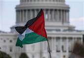 ببینید|پرچم فلسطین در قلب نیویورک؛ حمایت هواداران مراکش ادامه دارد