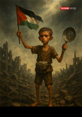 Плакат/ Продолжается массовая гибель жителей Газы от голода