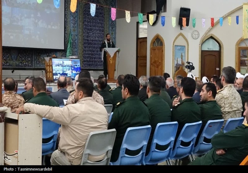 تکریم و معارفه مسئول نمایندگی ولی فقیه تیپ 37 حضرت عباس(ع) اردبیل