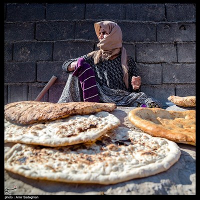 پخت نان سنتی