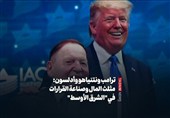 ترامب ونتنیاهو وأدلسون: مثلث المال وصناعة القرارات فی "الشرق الأوسط"