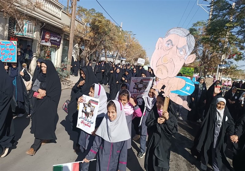 خراسان رضوی , اخبار استان خراسان رضوی , اخبار مشهد , مشهد مقدس , یوم‌الله 13 آبان , راهپیمایی , 