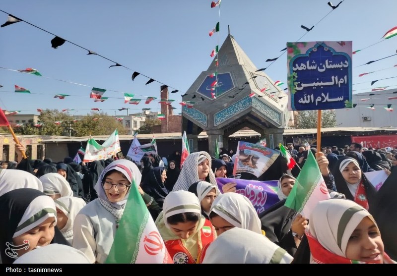 اخبار شهر ری , دانش آموزان , یوم‌الله 13 آبان , 