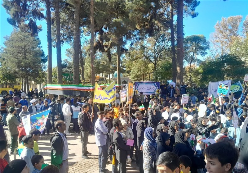 خراسان رضوی , اخبار استان خراسان رضوی , اخبار مشهد , مشهد مقدس , یوم‌الله 13 آبان , راهپیمایی , 