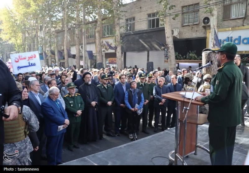 اخبار رباط کریم , راهپیمایی , یوم‌الله 13 آبان , دانش آموزان , اخبار بهارستان , 