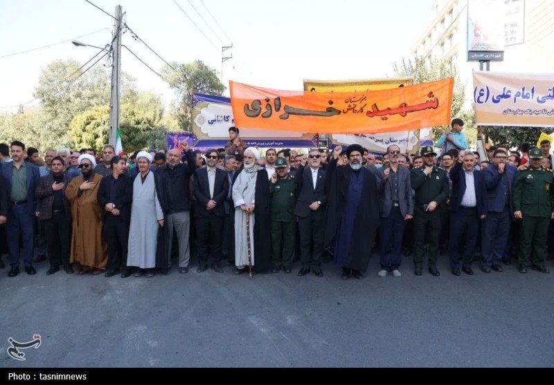 اخبار رباط کریم , راهپیمایی , یوم‌الله 13 آبان , دانش آموزان , اخبار بهارستان , 