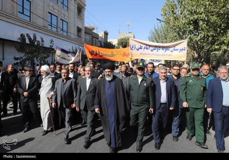 اخبار رباط کریم , راهپیمایی , یوم‌الله 13 آبان , دانش آموزان , اخبار بهارستان , 