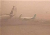 کاهش دید افقی در بندرعباس/تعدادی از پروازها لغو یا با تأخیر انجام می‌شود