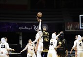 لیگ برتر بسکتبال بانوان| شکست آبی پوشان پایتخت برابر مدافع عنوان قهرمانی