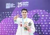 بازی‌های کشورهای اسلامی| محمدمهدی غلامی در شنا برنز گرفت