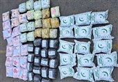 ضربه پلیس سمنان به شبکه قاچاق مواد مخدر