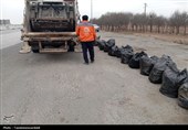 پاکسازی ورودی‌ها و جاده‌های مواصلاتی اردبیل با همکاری سازمان‌های مردم نهاد