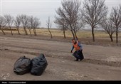 پاکسازی ورودی‌ها و جاده‌های مواصلاتی اردبیل با همکاری سازمان‌های مردم نهاد