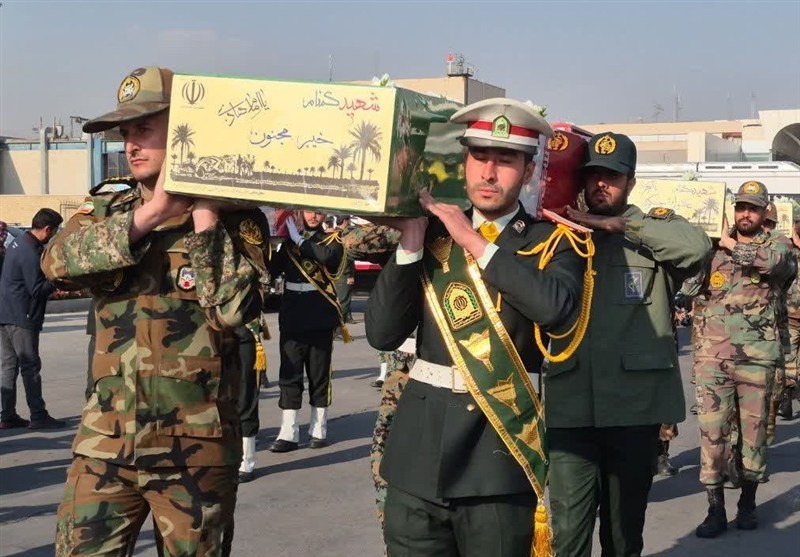 اخبار مشهد , فرودگاه شهید هاشمی‌نژاد , مشهد مقدس , شهدای گمنام , شهادت , خراسان رضوی , اخبار استان خراسان رضوی , تشییع شهدا , مراسم تشییع , 