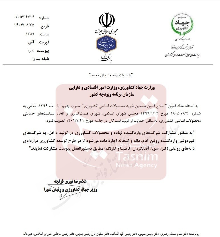 کالاهای اساسی , 