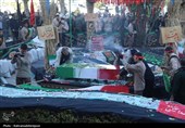 اردبیل در سوگ شهدای گمنام
