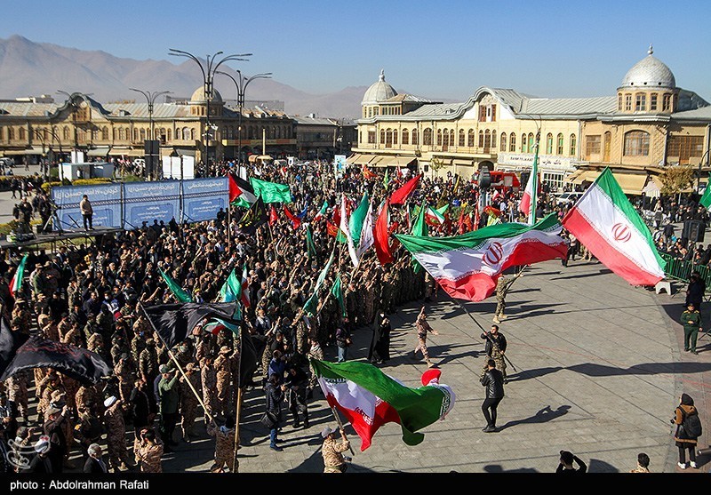 گردهمایی عظیم بسیج استان همدان