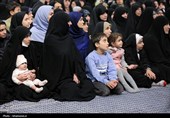 دیدار هزاران نفر از زنان و دختران با رهبر معظم انقلاب