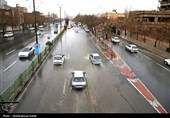 بارش برف و باران در جاده‌های 12 استان