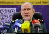 سرلشکر سید یحیی صفوی دستیار و مشاور فرمانده معظم کل قوا در نشست خبری همایش «بسیج، توسعه و امنیت پایدار منطقه جنوب‌شرق کشور»
