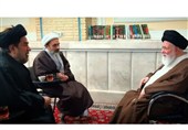 دیدار آیت‌الله علم‌الهدی با رهبر برجسته شیعیان هند