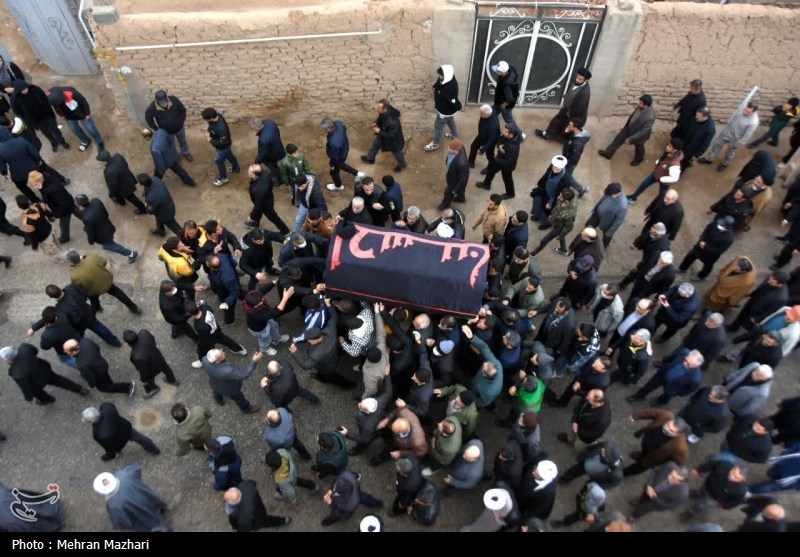 تسنیم , مراسم تشییع , اخبار سمنان , اخبار استان سمنان , اخبار دامغان , 