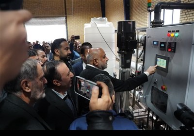 تصفیه‌خانه آریان فولاد بوئین‌زهرا به بهره‌برداری رسید