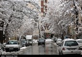 برف و یخبندان همدان را فراگرفت