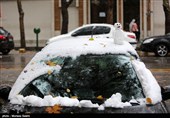 بارش برف در اصفهان