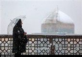 İsfahan'da Kar Yağışı