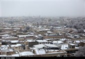 بارش برف در اصفهان