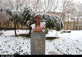 بارش برف در اصفهان