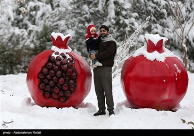 Снегопад в Хамедане