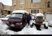 Снегопад в Хамедане