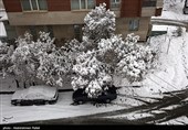 Снегопад в Хамедане