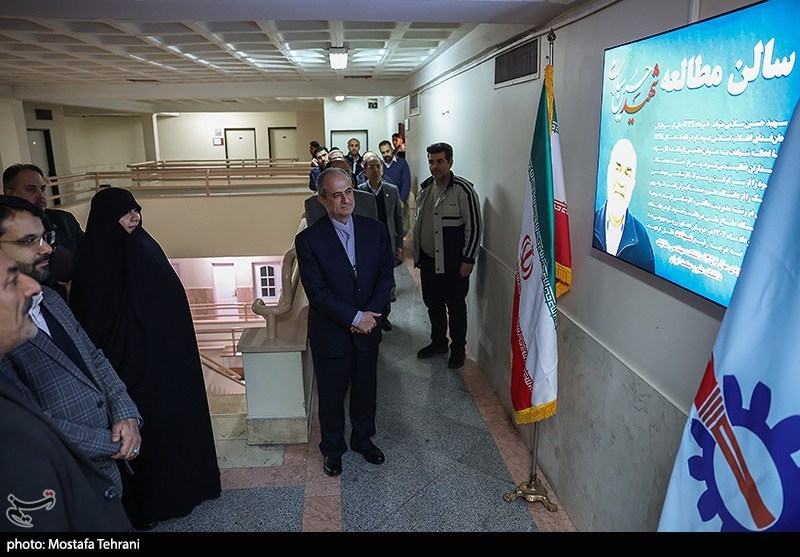 افتتاحیه کتابخانه شهید سلامی در  دانشکاه علم و صنعت