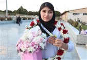 استقبال از بانوی مدال‌آور سیستان و بلوچستانی در مسابقات جام جهانی اسکیت رولبال